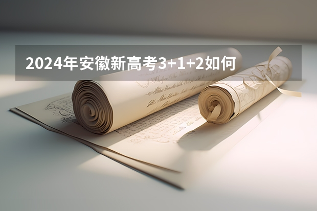 2024年安徽新高考3+1+2如何选科