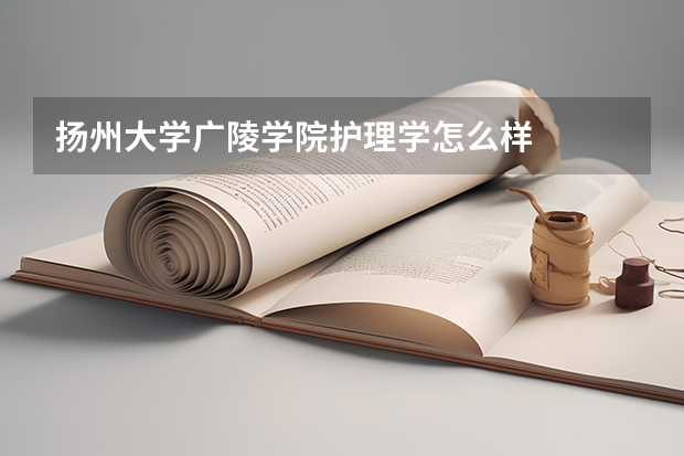 扬州大学广陵学院护理学怎么样